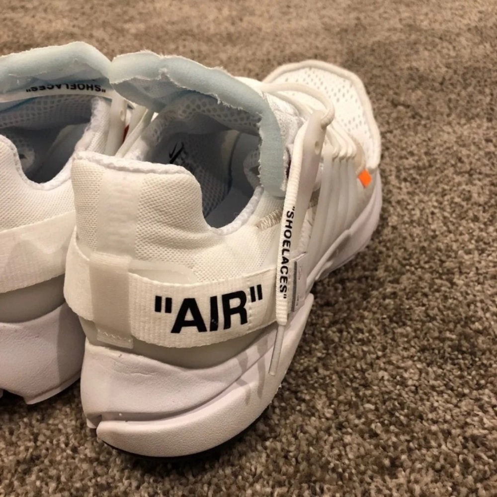 Nike off white presto white